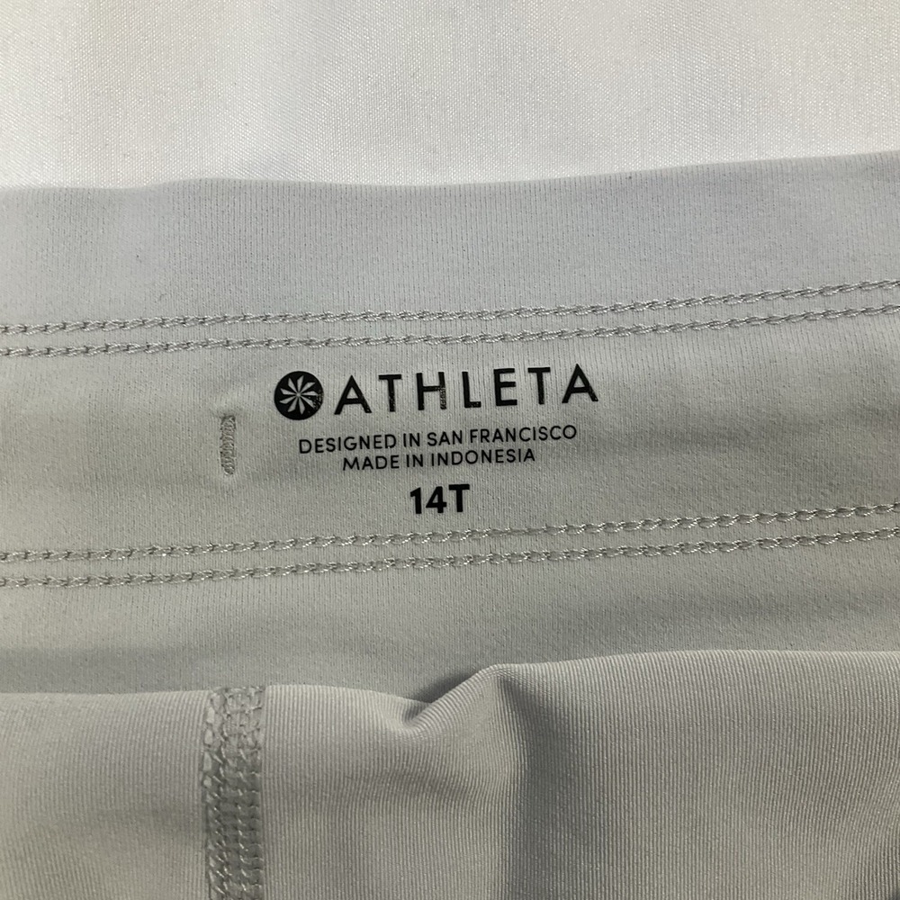 Athleta Trekkie North Skort Nylon Stretch Tennis Golf Athleisure Gray Sz 14T 440 - Picture 4 of 7